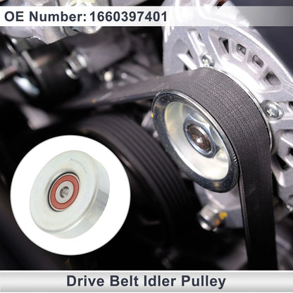 Drive Belt Idler Pulley for Toyota Yaris (1999-2005) 1 x Quality Replacement