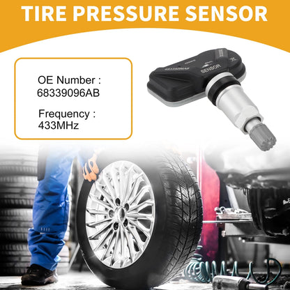 Tire Pressure Sensor 433MHz for Jeep Wrangler (2021-2024)