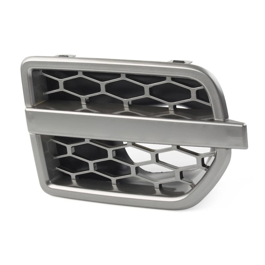 Gray Front Grille Air Intake Fender Vent for Land Rover LR4 (2010-2016)