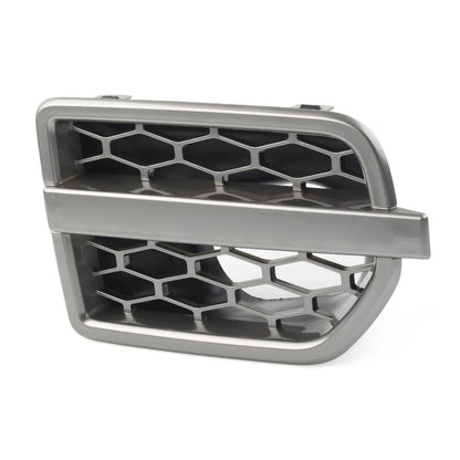 Gray Front Grille Air Intake Fender Vent for Land Rover LR4 (2010-2016)