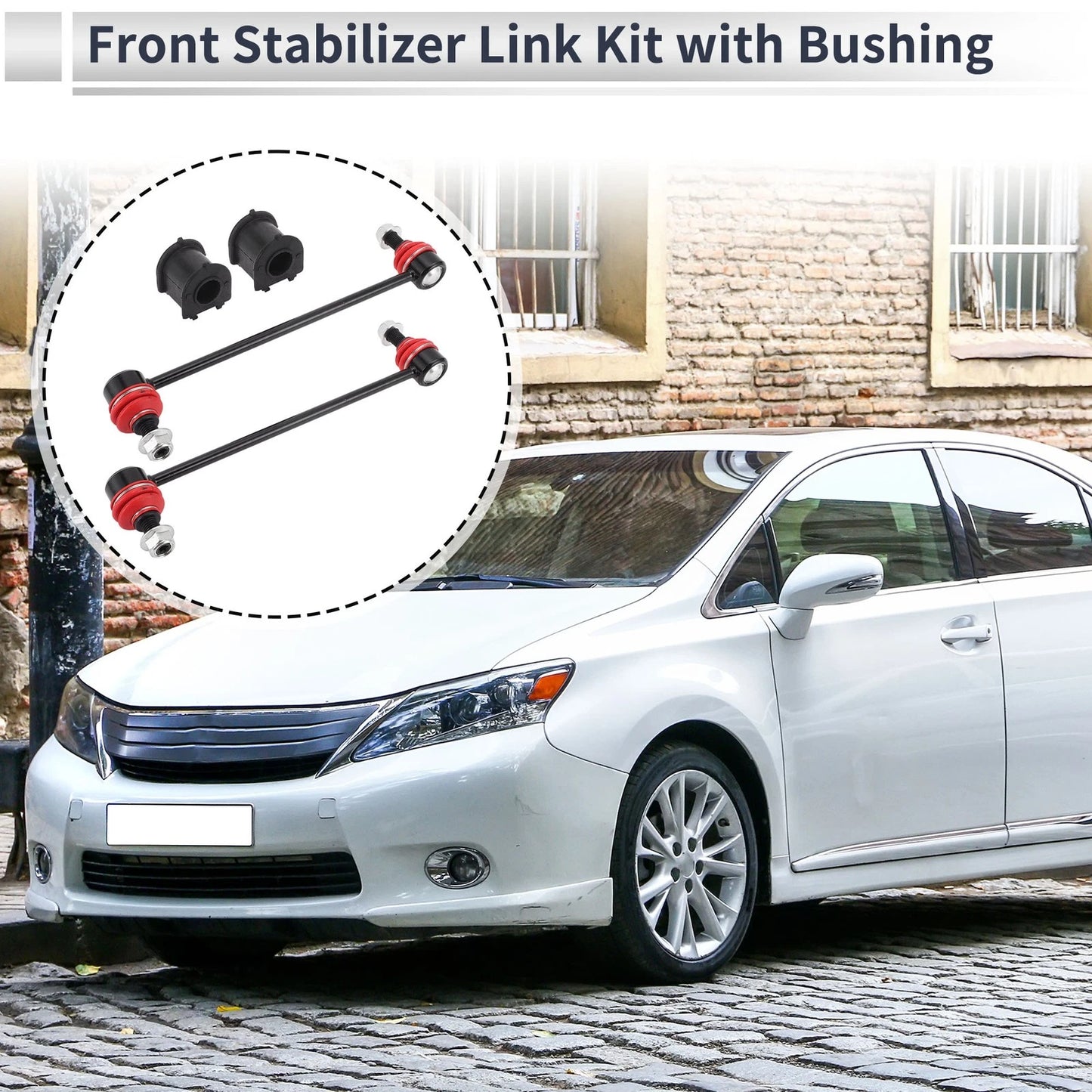 Front Stabilizer Bar Links & Bushings for Mazda 3 (2004-2009)