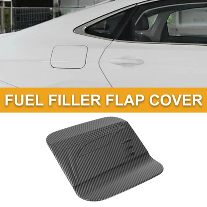 Fuel Tank Door Cap for Toyota Sienna 2022-2025 Carbon Fiber Black