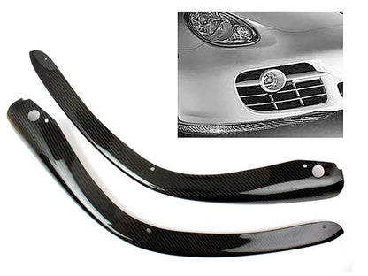 Carbon Fiber Front Bumper Splitters for Porsche 987 Cayman (2006-2012)