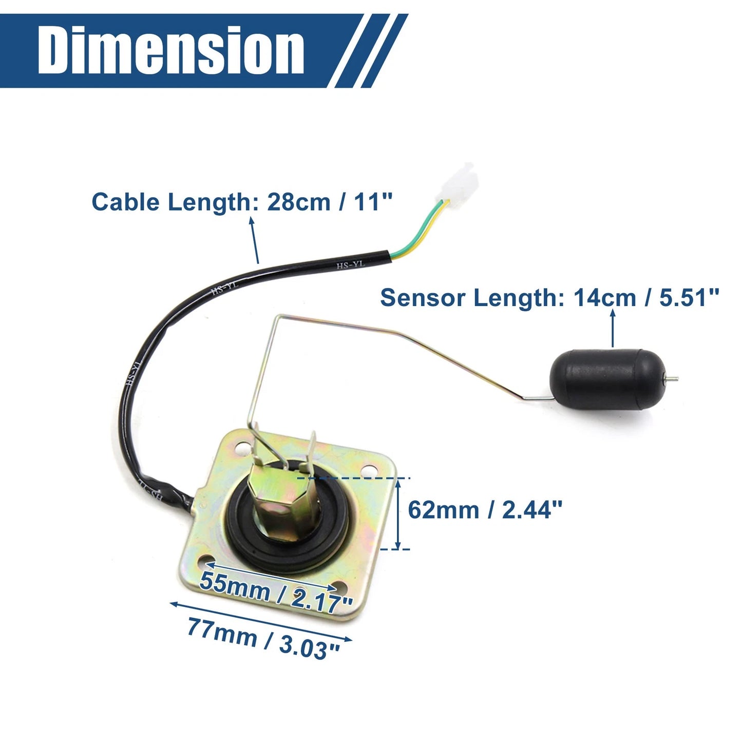 Fuel Tank Level Float Sensor Unit for Haojue