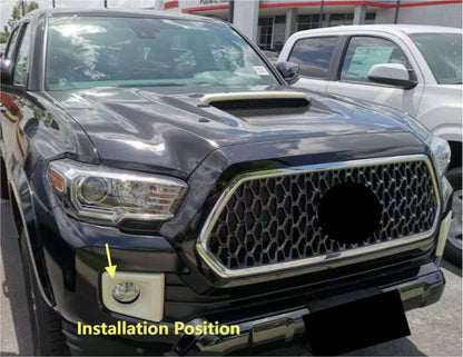 ABS Front Fog Light Cover Trim for 2016-2023 Toyota Tacoma (2016-2023)