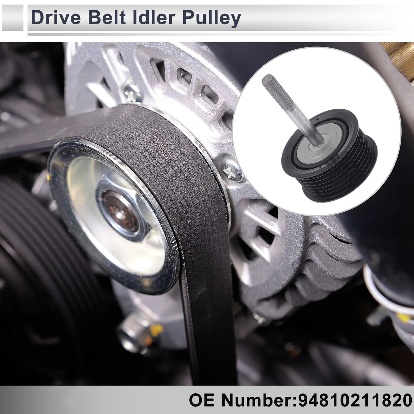 Drive Belt Idler Pulley for Porsche Cayenne (2008-2015)