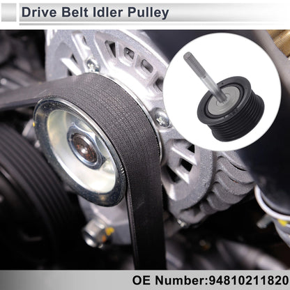 Drive Belt Idler Pulley for Porsche Cayenne (2008-2015)