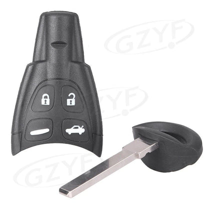 Remote Key Fob Shell & Blade Kit for 2003-2007 Saab 9-3 Sport Sedan
