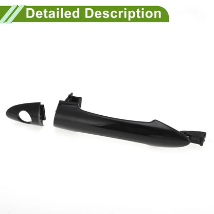 Exterior Door Handle for Hyundai Kia Picanto Black Front Left