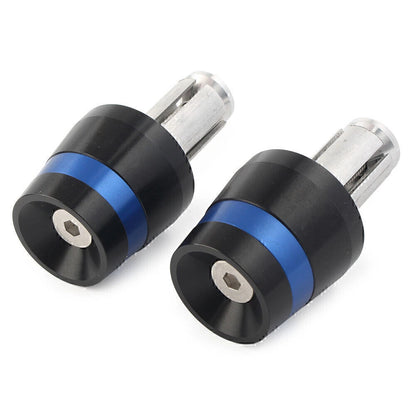 Blue Handlebar End Plugs for Honda CBR, CB, Yamaha YZ, YZF, Kawasaki