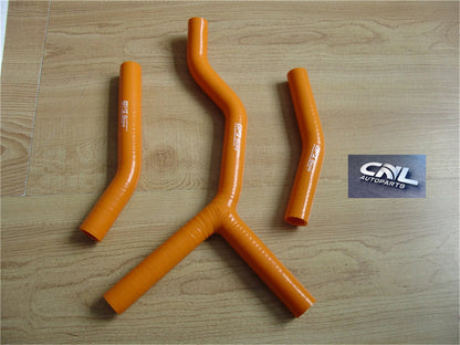 Silicone Radiator Hoses for KTM 125SX 200SX (2003-2006) - Orange 2 x