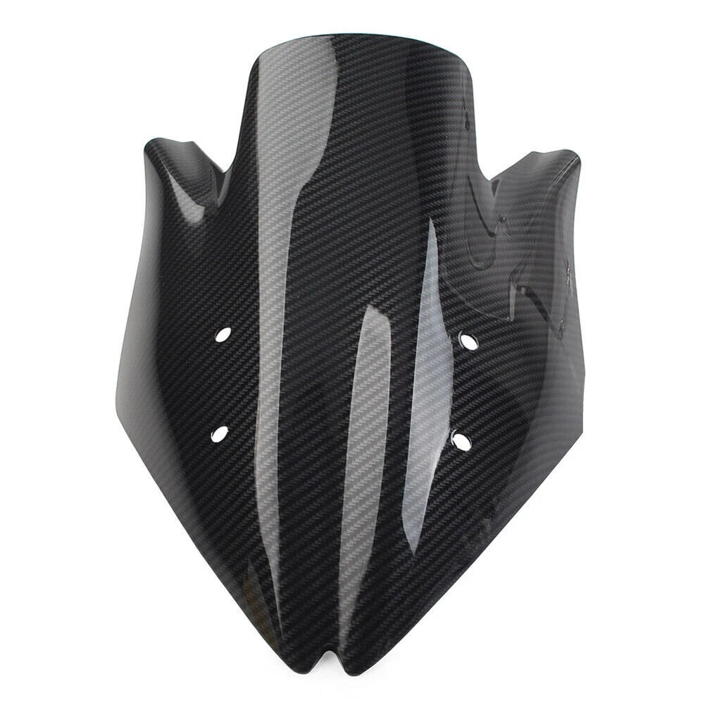 Black Carbon Fiber ABS Windshield for KAWASAKI Z1000 (2007-2009)