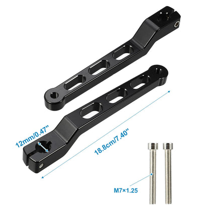 1 Pair Black White Shifter Lever for Harley