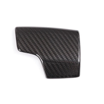 Carbon Fiber Gear Shift Knob Head Caps Cover Trim Fits Audi A6 A7 A8 Q7 Q8 2020+