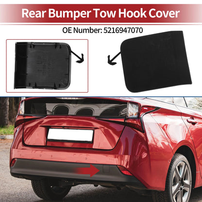 Rear Car Tow Hook Cover Cap for Toyota Prius (2021–2022)