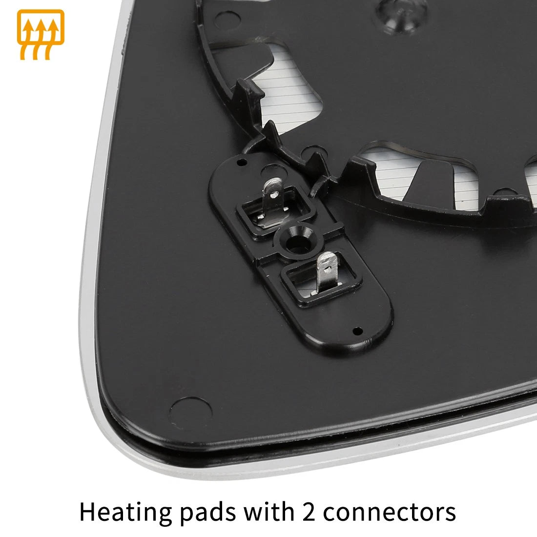 Heated Left Rearview Mirror Glass with Backing Plate for BMW 750i (2013-2015)