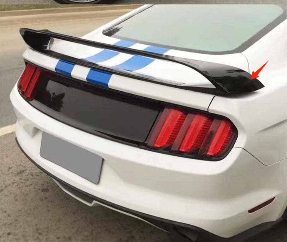 Rear Spoiler Wing for 2015-2023 Ford Mustang GT350 GT350R Unpainted 4pcs (2015-2023)