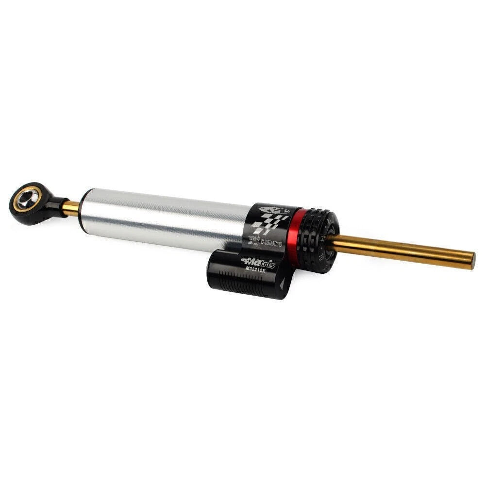 250mm Steering Damper Stabilizer for Motorcycle - Silver