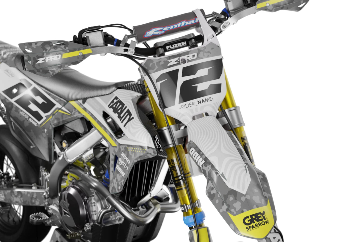 Custom Sticker Kit Warfare Style for Honda CRF 50 (2004-2017) Decals