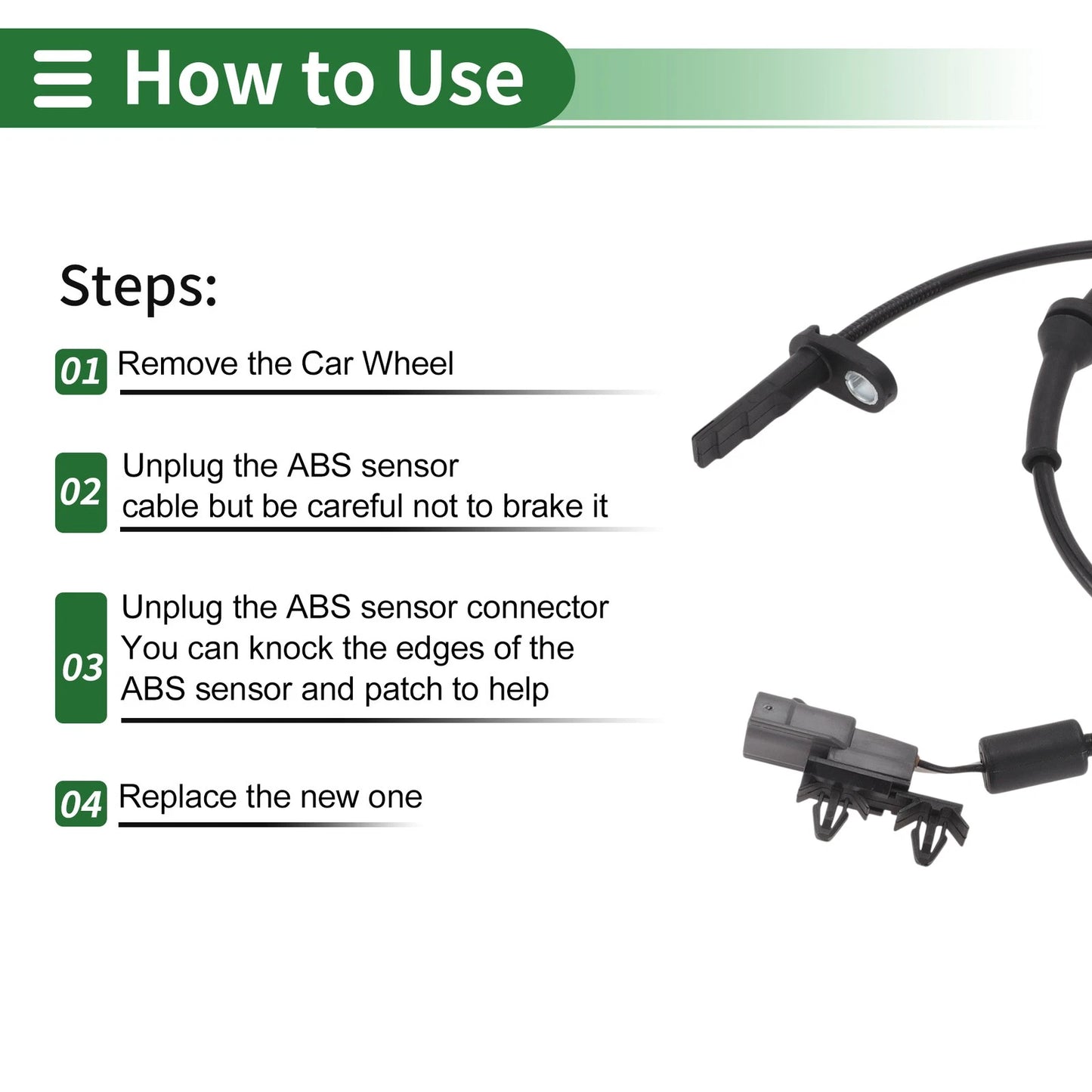 ABS Wheel Speed Sensor for Nissan Teana II (2008-2013)