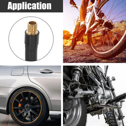 Tire Inflator Pump Hose with Locking Air Chuck / 60cm 23.62" / for Car Motorcycle