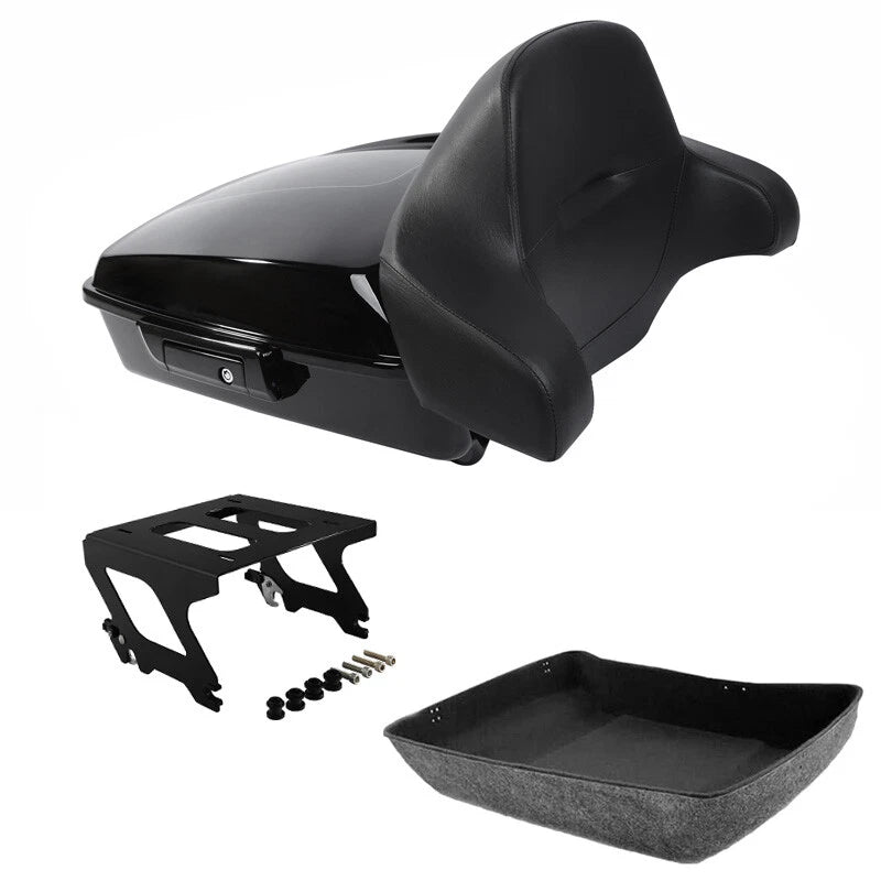 Chopped Trunk Backrest Solo Mounting Rack for Harley Low Rider (2018 - 2025)