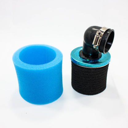 35mm 90�� Bent Angled Air Filter Pod Cleaner for PIT QUAD DIRT BIKE ATV