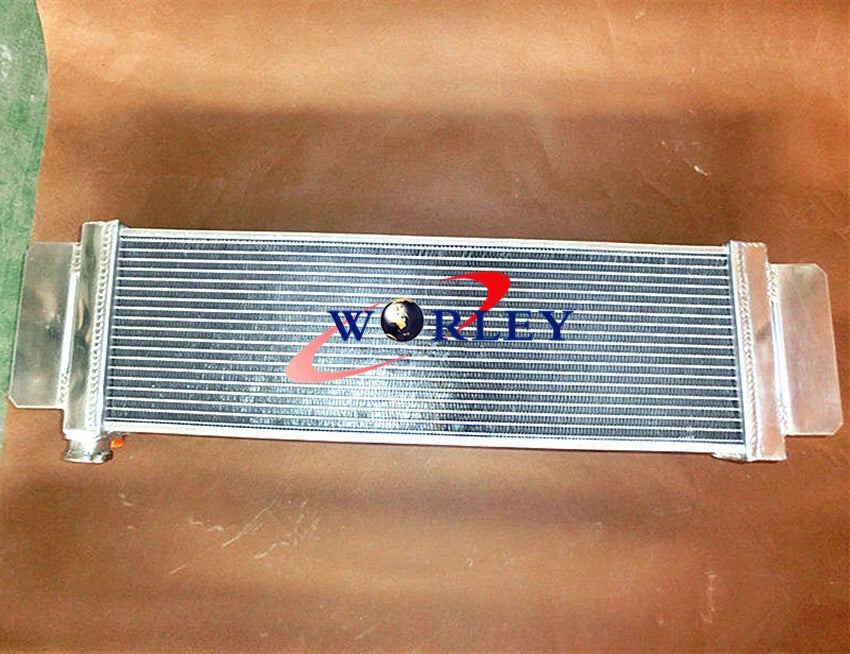 Universal Aluminum Liquid Heat Exchanger Air to Water Intercooler Radiator + Fans