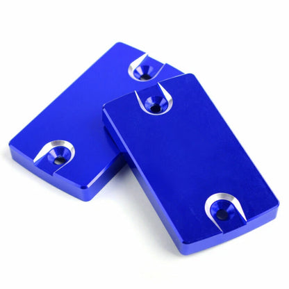2 x Front Brake Fluid Reservoir Caps Blue for Suzuki Bandit 1250/S/F (07-16)
