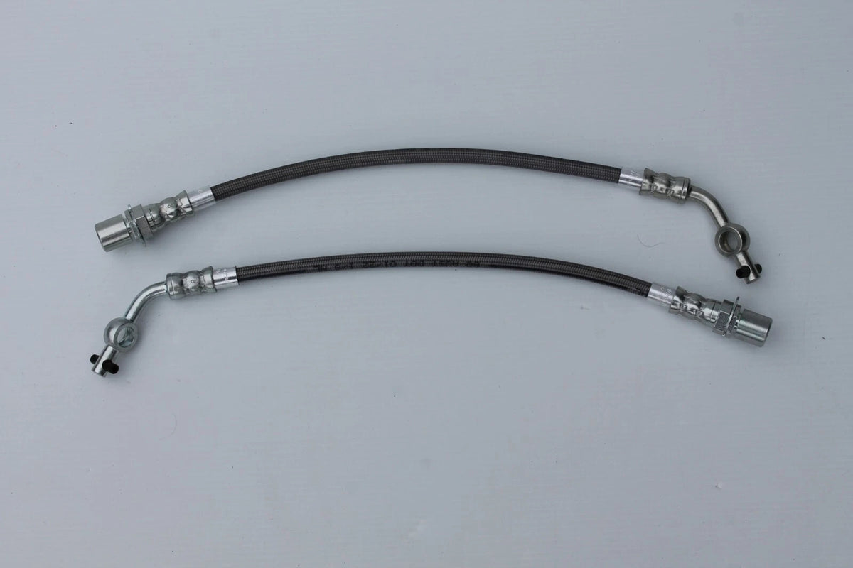 Braided Front Brake Hose Set (2) for 80 Series Land Cruiser (1980-1992)