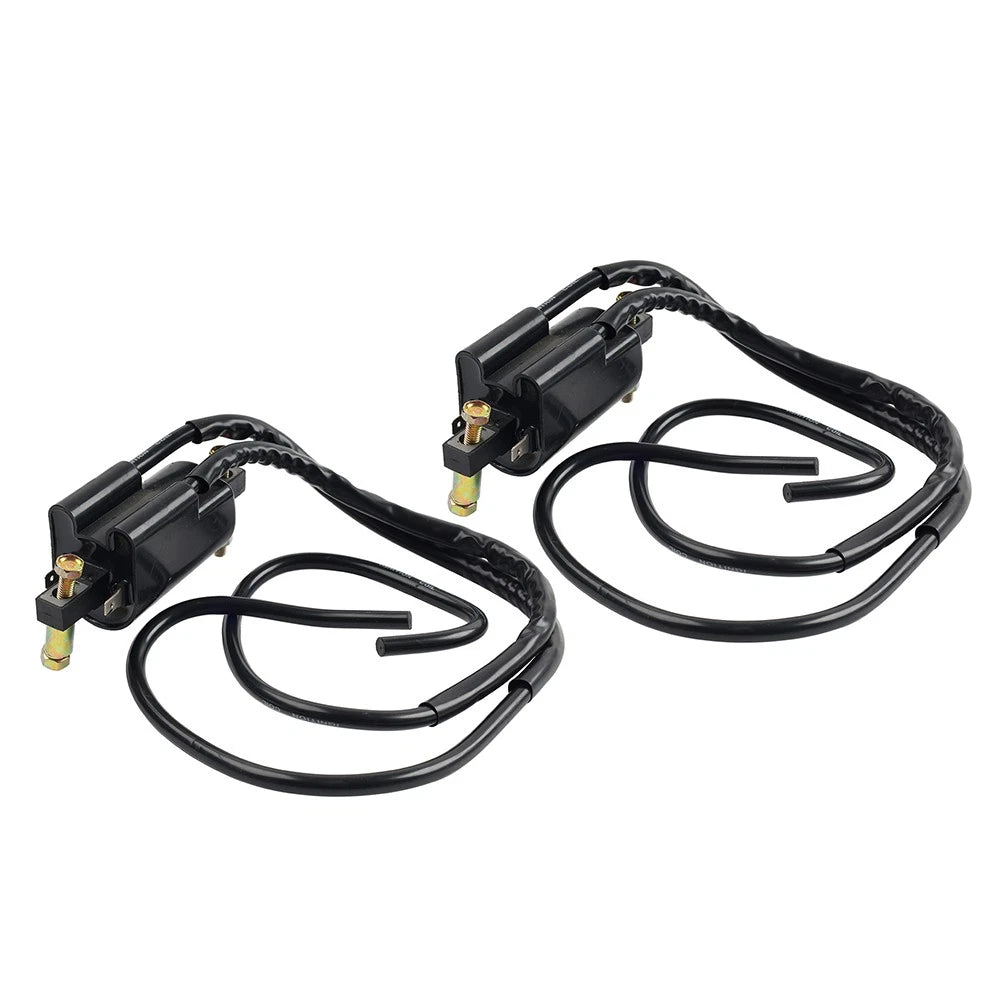 Ignition Coils Set with Wire for Honda CB550SC CB650 CB700SC CB1000F CB1100F (1979-1983)