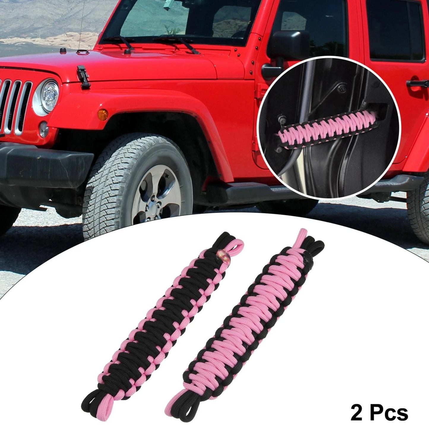 Nylon Door Limiting Check Straps for Jeep Wrangler TJ JL (1987-2021)