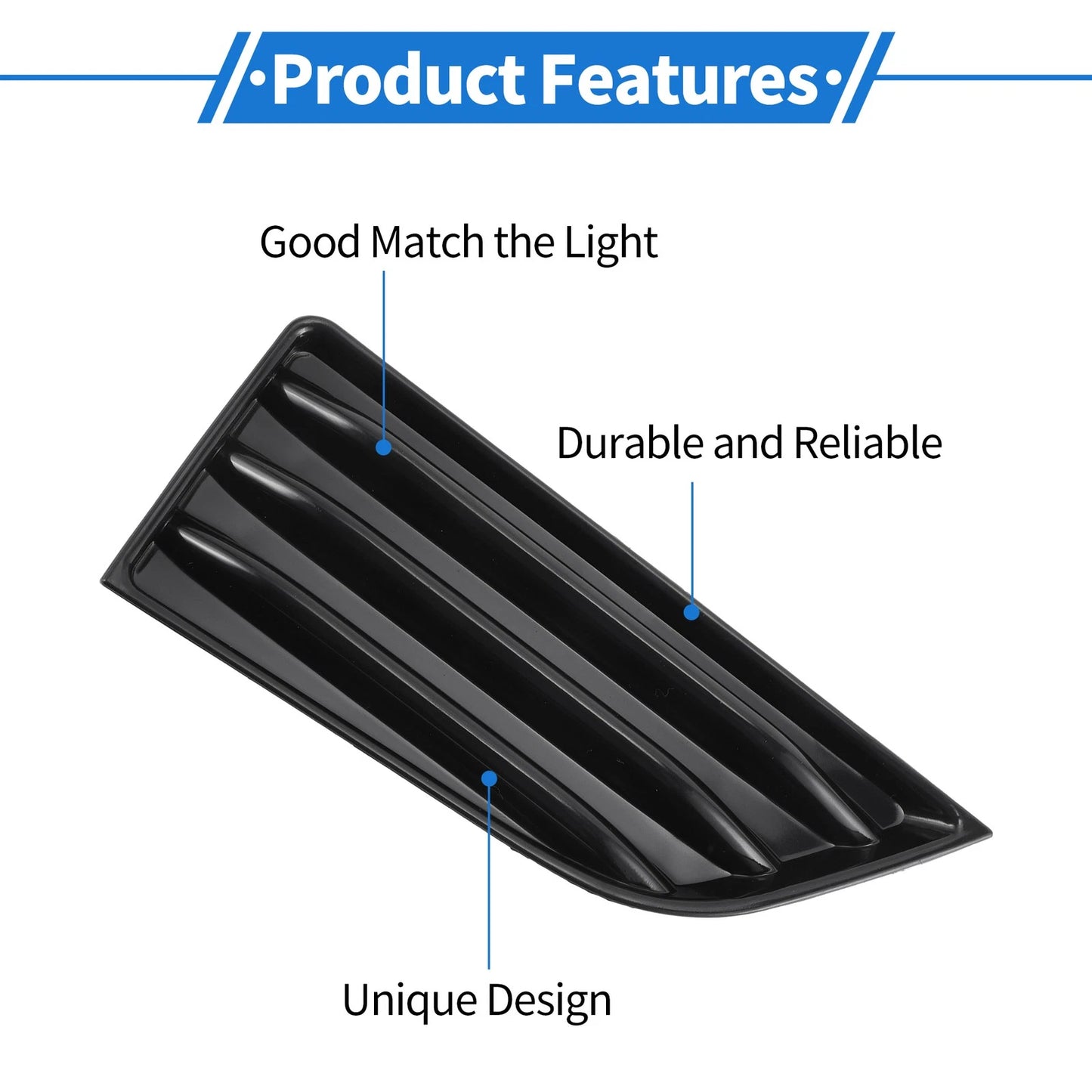 1 Pc Front Right Fog Light Grill for Chevrolet Traverse (2022-2023)