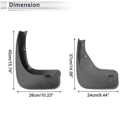 Mud Flaps Splash Guards for Infiniti FX35 QX70 (2009 - 2018)