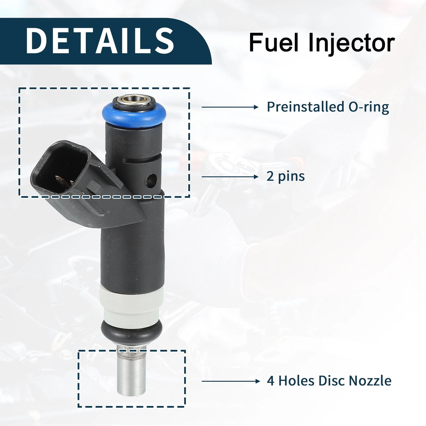 2.4L Fuel Injector for Dodge Avenger (2008-2014)