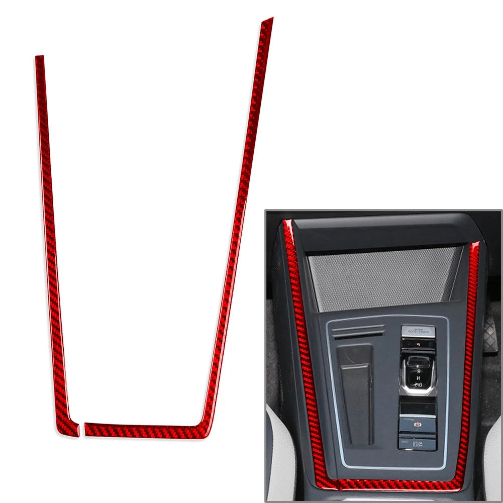 Inner Gear Shift Side Frame Trim Red for Volkswagen Golf 8 MK8 (2021-2023)