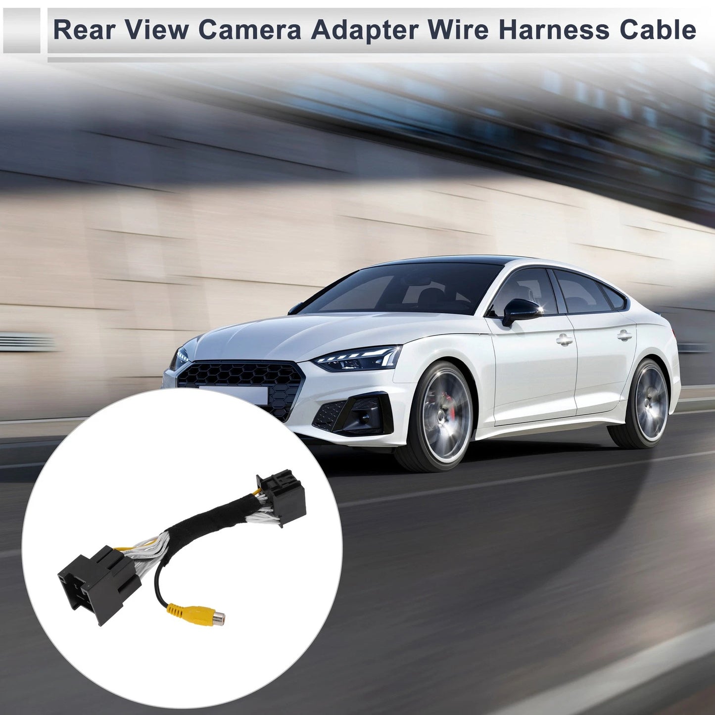 Rear View Camera Adapter Wire Harness Cable for Ford Focus (2019-2020) 1 x RCA