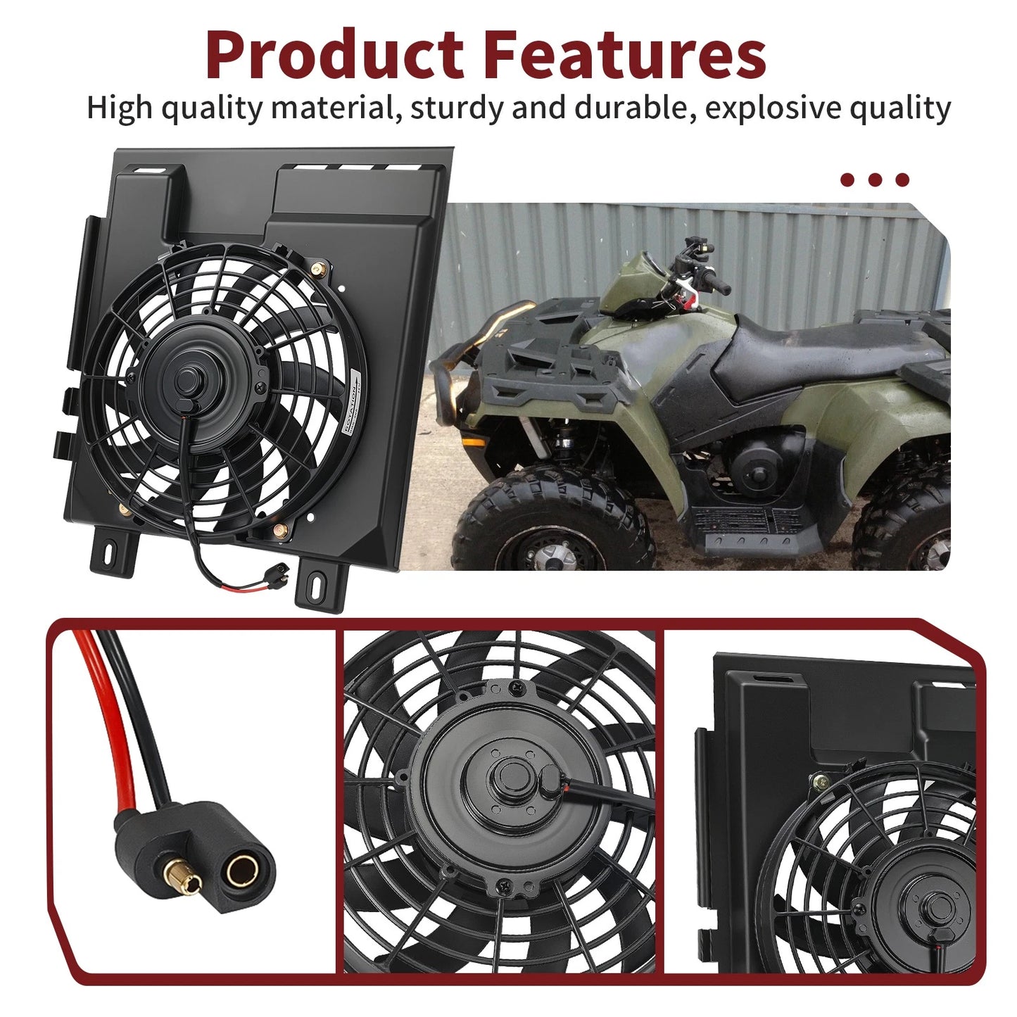 Radiator Cooling Fan for Polaris Magnum (2000–2003)