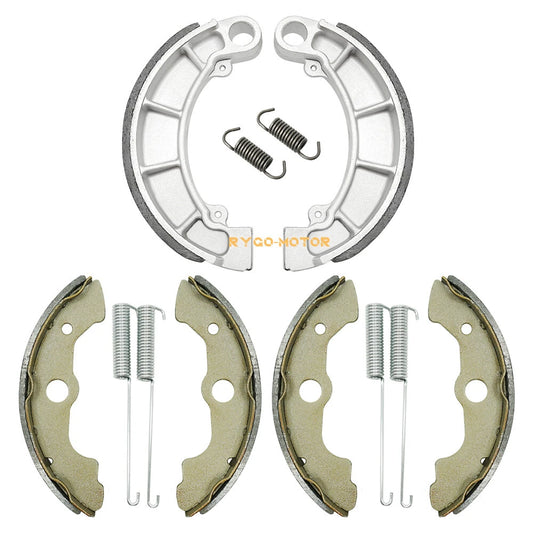 2 x Front/Rear Brake Shoes with Springs for Honda Foreman (1998–2004)