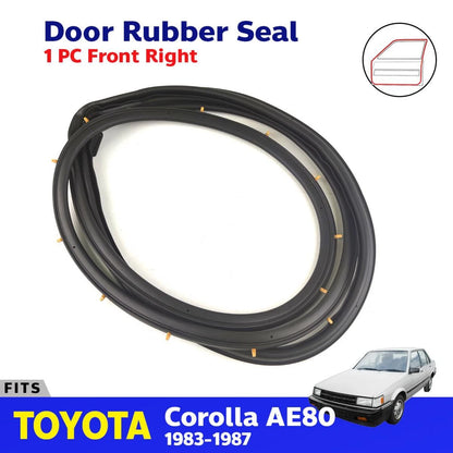 Door Rubber Seal Front RH Fits Toyota Corolla AE80 AE82 EE80 4D SED 1983-87 D09