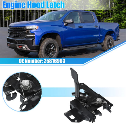 Engine Hood Lock Latch Assembly for GMC Yukon Hybrid (2008-2013)