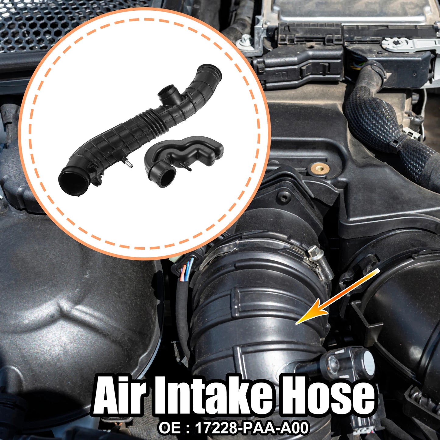 Engine Air Intake Hose Pipe for Honda Accord (2003-2007)