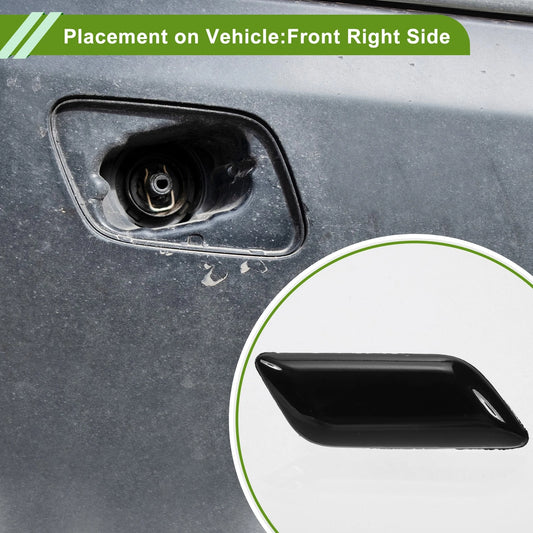 Front Right Washer Nozzle Cover for Toyota Camry (2011-2015) Black