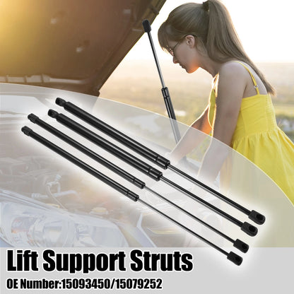 Gas Struts 4pcs Tailgate Lift Support for Buick Rainier (2004–2007)