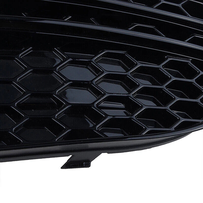 2 x Front Bumper Fog Light Lamp Covers for Audi A4 B8 (2013-2016)