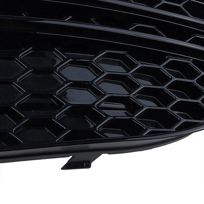 2 x Front Bumper Fog Light Lamp Covers for Audi A4 B8 (2013-2016)