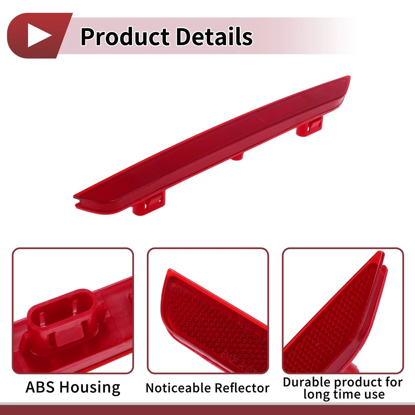 Rear Left Bumper Reflector for Honda Odyssey (2011-2017)