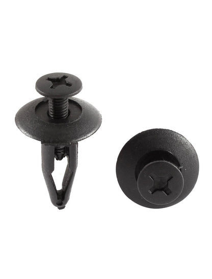 15 Pcs 7.5mm Plastic Push Type Rivet Clips for Honda