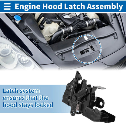 Hood Latch Assembly 1 Pc for Toyota Corolla (2009–2013)