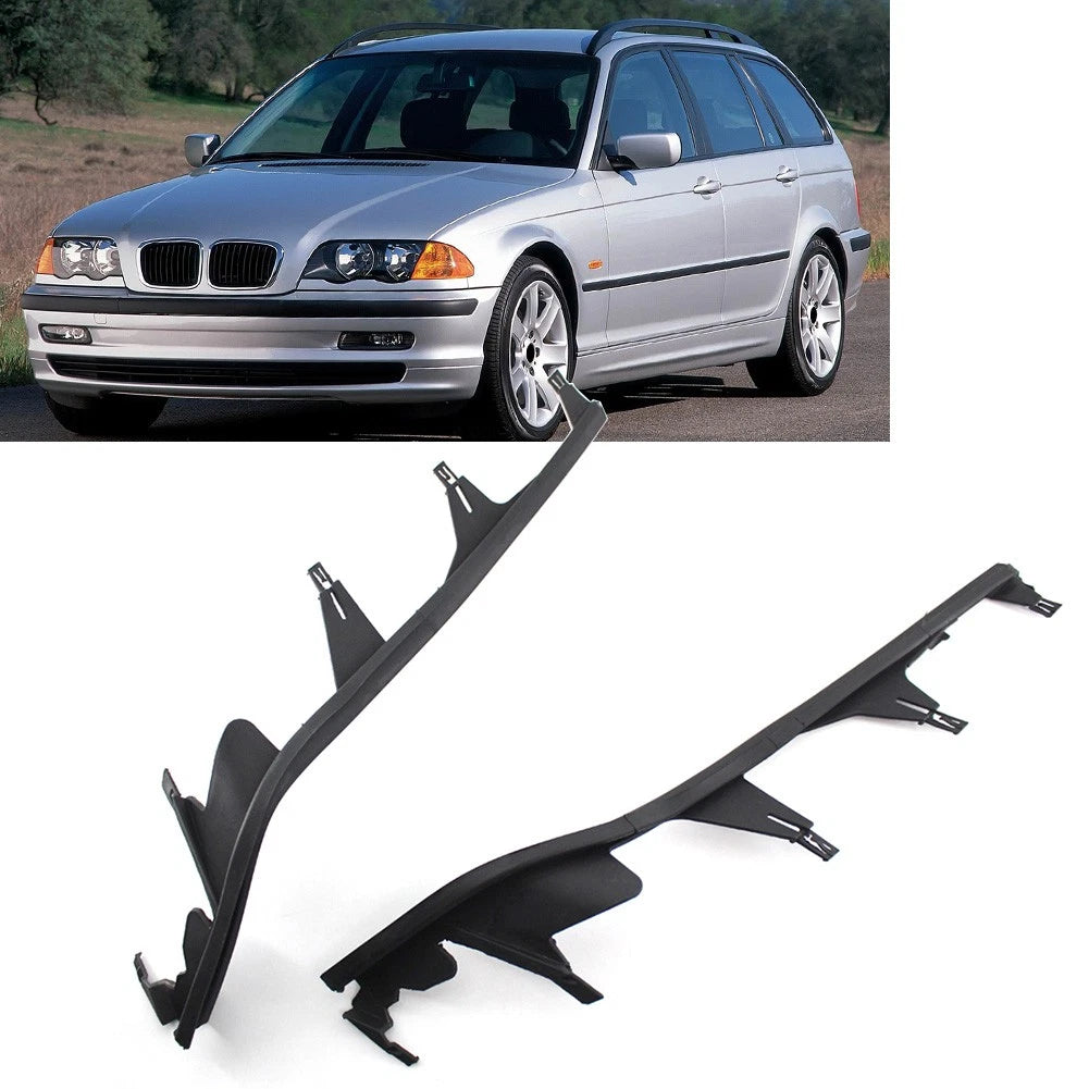 Headlight Lamp Cover Trim for BMW 3 Series E46 4 Door (1998-2001) 2 x
